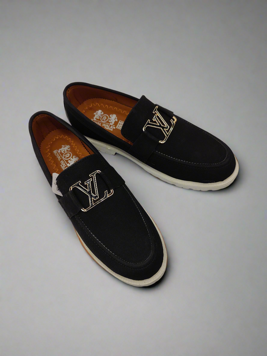 Royal Walk Pumps With LV Buckle Black